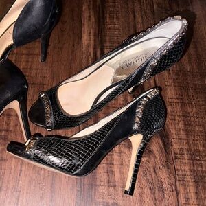 Michael Kors heels with rhinestones